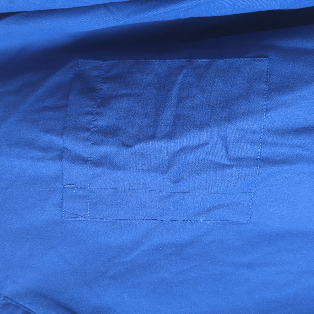 Blue Scrub Top - Picture 4 of 5